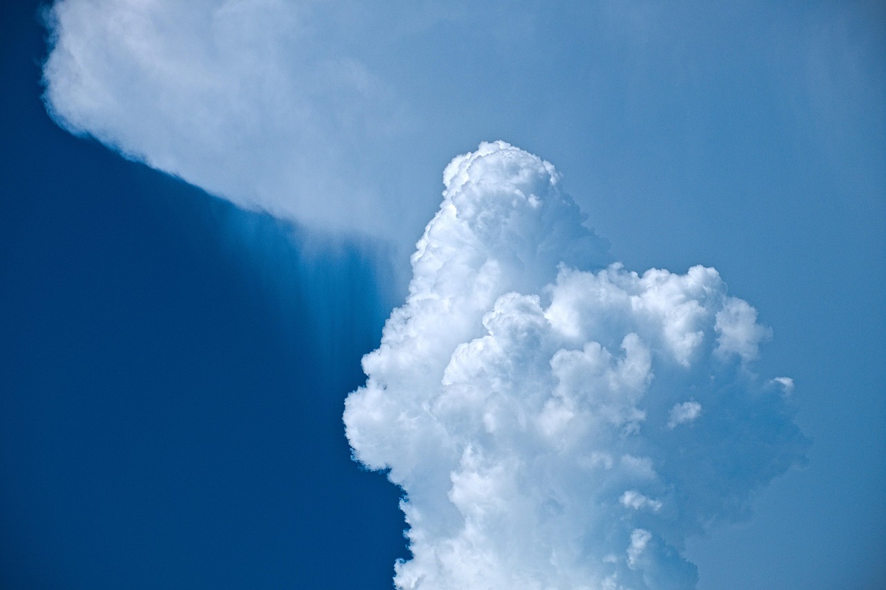 canyon rain storm landscape